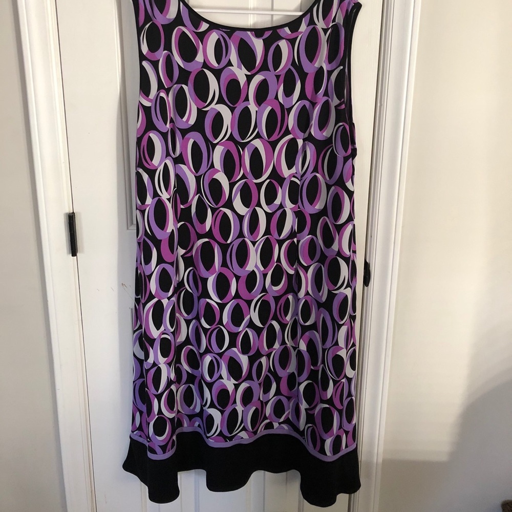 Purple Black and White Dress 💜🖤🤍